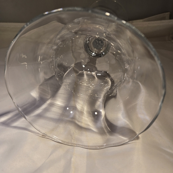 Hurricane Vase Champagne Vase Decorative Glass Centerpiece 12" Tall 4" Wide - Picture 5 of 10